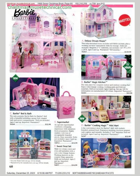 Barbie Music, Barbie Booklet, Barbie 1990, Barbie 80s, Toy Catalogs, Barbie 2000, Dolls House Interiors, Barbie Toys, Barbie Vintage