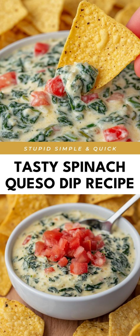 Image for Tasty Spinach Queso Dip Recipe Dips With Spinach, Chilis Spinach Dip, Rotel Spinach Cheese Dip, Spinach Rotel Crockpot Dip, Turkey Queso Dip, Crockpot Rotel Spinach Dip, Canned Spinach Dip, Spinach Rotel Cheese Dip Crockpot, Spinach Rotel Dip