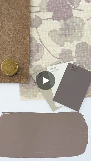 31K views · 217 reactions | Chinchilla by Sherwin Williams is a soft dusty plum paint color. Whether you’re designing a serene nursery to or a cozy powder room for your guests, this color choice strikes a harmonious balance between vibrant and calming. ✨ Have you used Chinchilla in your home? We’d love to hear your thoughts about this color. ✨Would you like a link to the wallpaper, swatches, cabinet color, or hardware? See link in comments. ♥️ Save, Share, and Follow Simplee DIY for more paint color and home decor ideas! #sherwinwilliams #sherwinwilliamspaint #swcolorlove #paintcolor #paintcolors #interiorpaint #interiorpainting #exteriorpainting #wallpainting #wallpaint #wallpaperweek #wallpapersamples #wallpaperdecor | Simplee DIY | Man DeLorean · Thanks Sherwin Williams Chinchilla, Sw Chinchilla, Mauve Finery Sherwin Williams, Chinchilla Paint Color, Plum Taupe Behr, Muted Plum Paint, Muted Purple Wallpaper, Plum Paint Colors, Taupe Color Schemes