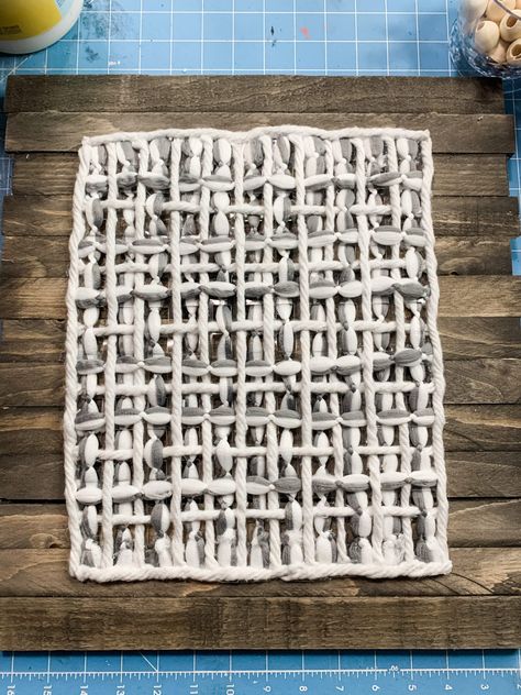 DIY Farmhouse Decor from a Dollar Tree Sink Mat Diy Decor On A Budget, Windmill Diy, Budget Crafts, Apple Barrel, Sink Mats, Microfiber Mops, Decor On A Budget, Dixie Belle Paint, Painted Sticks