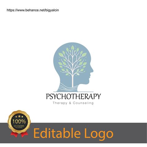 Unique Psychiatrist Logo Design - Creative Mental Health Brand Logo / DIY Therapy & Counselor Logo / Modern Psycholoy Logo / Life Coach Logo Psychiatrist Logo, Counselor Logo, Life Coach Logo, Health Brand, Logo Unique, Logo Modern, Logo Diy, Coach Logo, Core Values