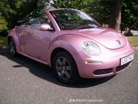 Pink Buggy, Pink Volkswagen, Pink Volkswagen Beetle, Pink Beetle, Volkswagen Beetle Convertible, Pink Convertible, Bug Car, Pink Cars, Volkswagen Beetles