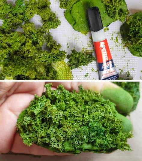 Diy Forest Decor, Tolkien Wedding, Garden Party Decorations Diy, Diy Sponges, Fake Moss, Topiary Diy, Garden Decor Crafts, Fairy House Crafts, Moss Decor