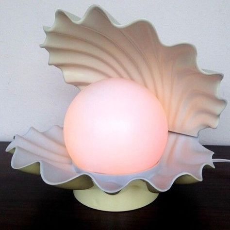 Monochromatic Interior Design, Shell Lamp, Interiors Dream, Touch Lamp, Clam Shell, Humble Abode, Cheap Home Decor, Furniture Projects, Kitsch