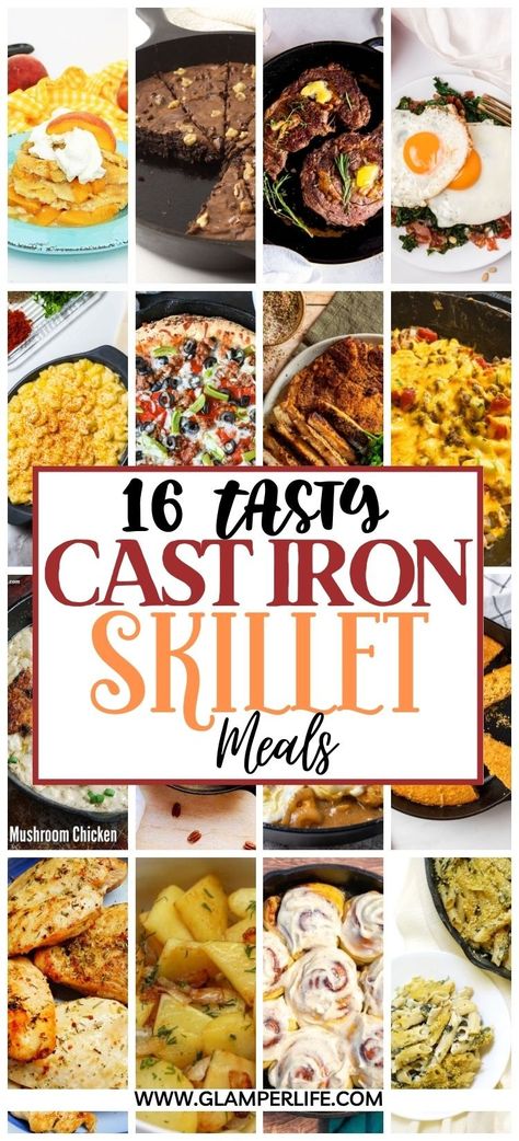 Meals In Cast Iron Skillet, Recipes Using Cast Iron Skillet, Cast Iron Potatoes Recipes, Cast Iron Side Dishes, Cast Iron Skillet Recipes On The Grill, Cooking In Cast Iron, Cooking With Cast Iron Skillet, Campfire Skillet Recipes, Recipes For Cast Iron Skillet