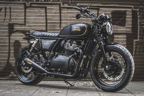 Custom Royal Enfield Interceptor 650 Looks Stealthy In Black & Gold Royal Enfield Meteor 350, Royal Enfield Interceptor 650, Royal Enfield Meteor, Meteor 350, Royal Enfield Interceptor, Interceptor 650, Royal Enfield India, Royal Enfield Modified, Enfield Motorcycle