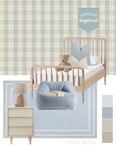 Elsie Bed curated on LTK Blue Toddler Room Boy, Light Blue Boys Room, Light Blue Boys Bedroom, Toddler Boys Room Decor, Room Decor Mood Board, Boys Bedroom Decor Ideas, Blue Boys Room, Decor Mood Board