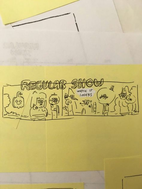 Regular show JG Quintel 2 Regular Show Storyboard, Regular Show Concept Art, Jg Quintel Art, Regular Show Sketch, Regular Show Drawings, Regular Show Aesthetic, Regular Show Fanart, Jg Quintel, Pendleton Ward