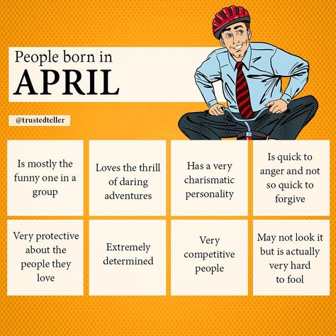 People born in April April Born Facts, Birth Month Meanings, People Born In April, Month Meaning, Aries Baby, Facts About People, Born In April, Chest Congestion, Leo Season