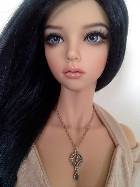 Iplehouse SID Mari in Realskin with Xtremedolls face-up. D… | Flickr Куклы American Girl, Bjd Dolls Girls, Barbie Fashionista Dolls, Doll Makeup, Realistic Dolls, Beautiful Barbie Dolls, Barbie Fashionista, Cloud Nine, Pretty Dolls