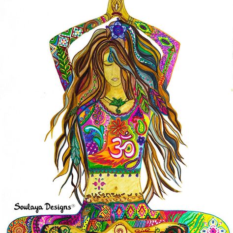 Yoga Goddess, Namaste Yoga, Yoga Girl, Yoga Studio, Namaste, Canvas Print, Yoga, Canvas, Home Decor