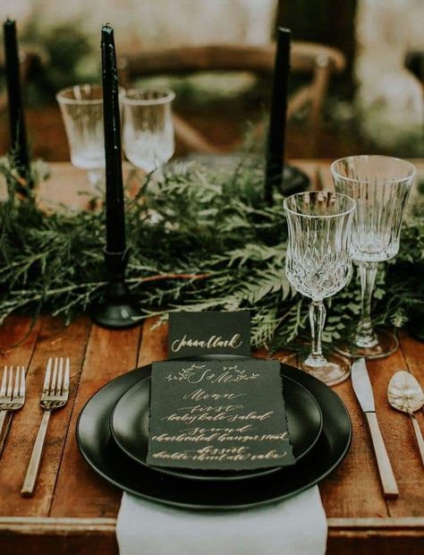 Forest Green Wedding, Diy Wedding Menu, Tuscan Inspired Wedding, Olive Green Weddings, Rustic Winter Wedding, Lily Potter, Woodsy Wedding, Portland Wedding, Event Production