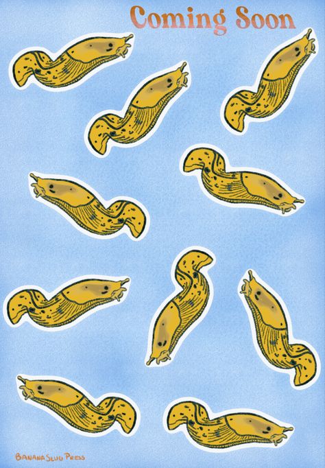 For banana slug press Banana Slug Drawing, Banana Slug Art, Banana Slug Tattoo, Slug Illustration, Slug Drawing, Slug Tattoo, Slug Art, Arts Inspirations, Banana Slugs