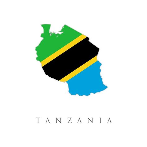 Map Of Tanzania, Tanzania Tattoo, Tanzanian Culture, Tanzanian Flag, Tanzania Map, Viking Ship Tattoo, Country Silhouette, Country Flags Icons, Tanzania Flag