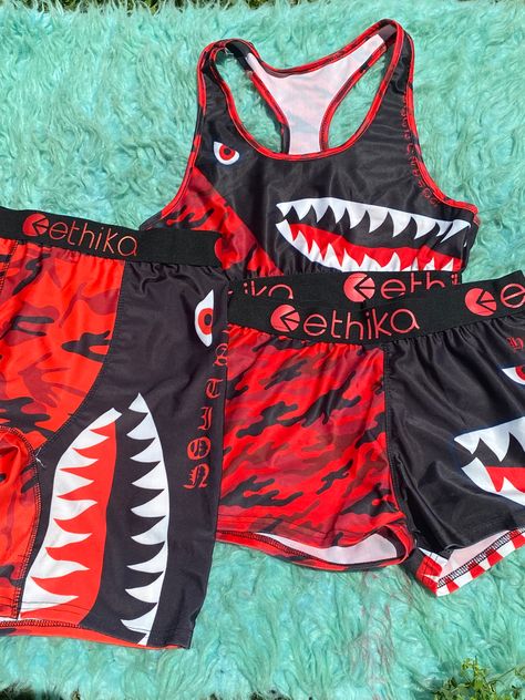 Matching Psd Boxers Couple, Matching Ethika Couples, Matching Ethika Sets Couples, Matching Ethika, Matching Boxers Couple, Ethika Boxers Women, Boxers For Girls, Ethika Womens Outfit, Boxers For Women