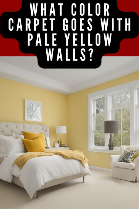 Step into a sunny vibe every time you enter your room! ☀️🎨 Let's explore "What Color Carpet Goes with Pale Yellow Walls?" and find the perfect underfoot match that will make your space glow with warmth and style. Get ready to bring your flooring game to a whole new level of cozy! 🏡💛 #WhatColorCarpetGoesWithPaleYellowWalls #HomeDecor #InteriorDesign #YellowWalls #CarpetColors #RoomMakeover #HomeStyling #DecorTips #CozyHome #DesignInspiration #FlooringIdeas #WarmInteriors #HouseGoals Pale Yellow Walls, Light Yellow Walls, Color Palets, Designing A Room, Innovative Furniture, Yellow Walls, White Sofas, Carpet Colors, House Goals