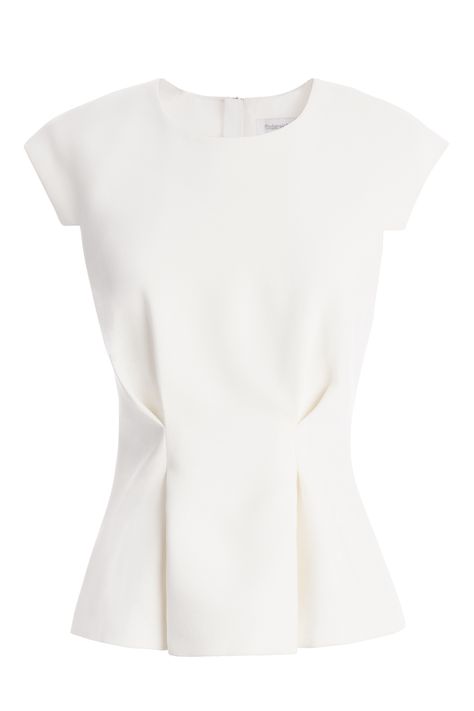 White Structured Top by FINDERS KEEPERS Structure Clothing, Structured Fashion, Structured Top, Finders Keepers, Classy Work Outfits, My Fashion, Top Shirt Women, Rent The Runway, How To Wear Scarves