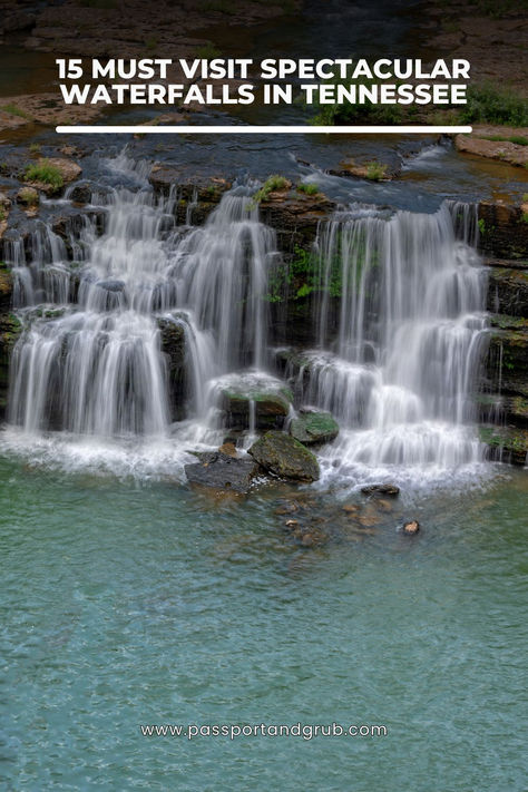 Discover 15 spectacular waterfalls in Tennessee, including hidden gems and popular spots. Perfect for hiking and nature lovers! Cummins Falls, Grotto Falls, Tennessee Waterfalls, Fall Creek Falls, Visit Nashville, Fall Creek, Central America Travel, Waterfall Hikes, Twin Falls