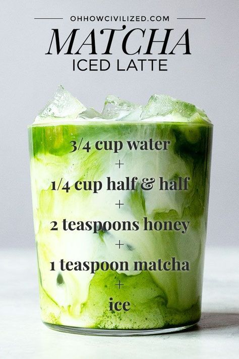 Tea Sommelier, Iced Matcha Green Tea, Matcha Drink Recipes, Matcha Green Tea Recipes, Sommer Mad, Matcha Green Tea Latte, Plats Healthy, Green Tea Recipes, Iced Matcha Latte