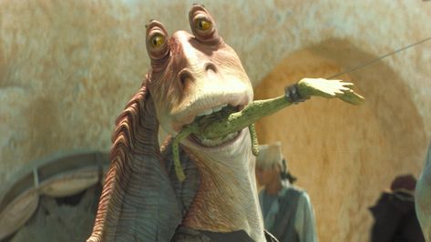 Gungans: 8 Things You Might Not Know | StarWars.com Jar Jar Binks Meme, Jar Jar Binks, Star Wars Food, Joel Edgerton, Country Bears, Dark Vador, Galactic Republic, Motion Capture, The Phantom Menace