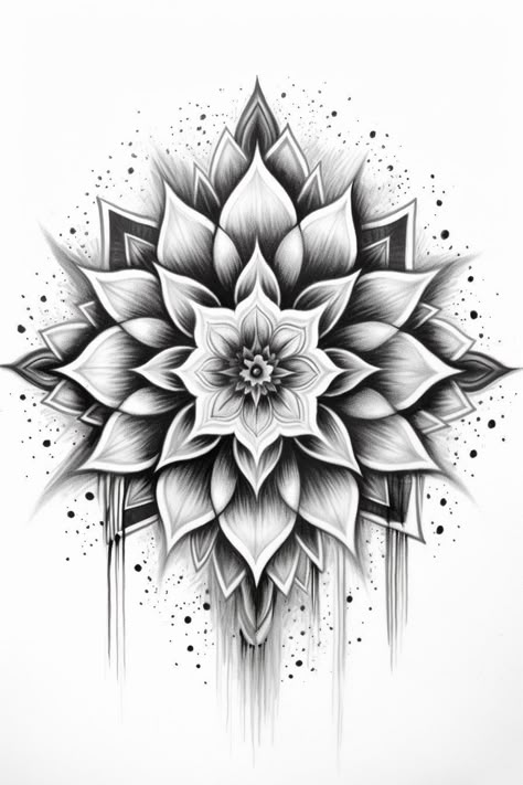 Flower Tattoos Mandala, Girly Mandala Tattoo, Mandala Flowers Tattoo Design, Elbow Tattoos For Women Mandala, Woman Elbow Tattoo, Mandala Neck Tattoo For Women, Mandala Sleeve Tattoo Design, Geometric Tattoo Elbow, Mens Geometric Tattoo