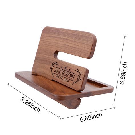 Small Wooden Projects, Wooden Ipad Stand, Wood Docking Station, Wood Phone Stand, Phone Docking Station, Wooden Docking Station, Key Holder Wallet, Wood Carving Furniture, Watch Organizer