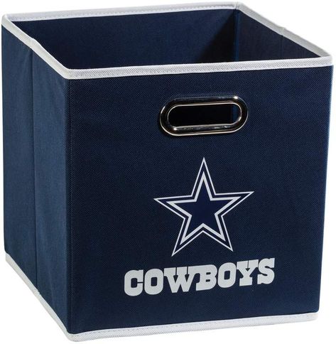 Franklin Sports Dallas Cowboys Collapsible Storage Bin Dallas Cowboys Room, Dallas Cowboys Decor, Dallas Cowboys Pictures, Sports Storage, Fabric Storage Cubes, Storage Bins Organization, Collapsible Storage, Storage Cubes, Collapsible Storage Bins