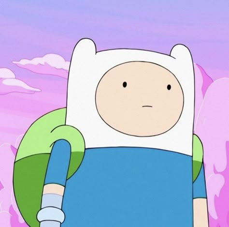 Fin Adventure Time Icon, Finn The Human Pfp, Blue Fire Aesthetic, Fin The Human, Finn Pfp, Finn Mertens, Oc Boy, Aesthetic Profile Picture Cartoon Soft, Adventure Time Characters