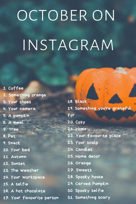 Instagram Photo Challenge for October – Shannon Moore Instagram Photo Challenge, Hastag Instagram, Photo A Day Challenge, Autumn Instagram, Fall Mood Board, Instagram Challenge, Fun Fall Activities, Fall Bucket List, Vie Motivation