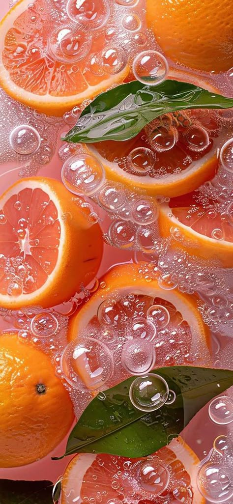 Fruits In Water Wallpaper, Fruit In Water Wallpaper, Fruit In Water Aesthetic, Aesthetic Fruit Wallpaper, Satisfying Photos, Beautiful Summer Wallpaper, Jelly Wallpaper, Cute Summer Wallpapers, Water Aesthetic