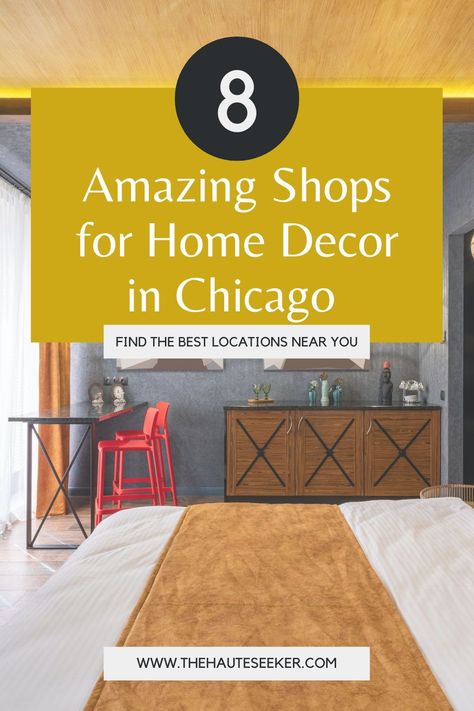 We've found of the most amazing home decor shops in Chicago, checkout our top favorites! #decor #shoppingchicago #homedecorideas #homedecorideas #homedecorinspiration #bestshoppingchicago #chicagothingstodo #chicagoshoppingguide Chicago Things To Do, Chicago Landmarks, Living Place, Chicago Shopping, Chicago Style, Like Someone, The Windy City, Amazing Home, Exterior Decor