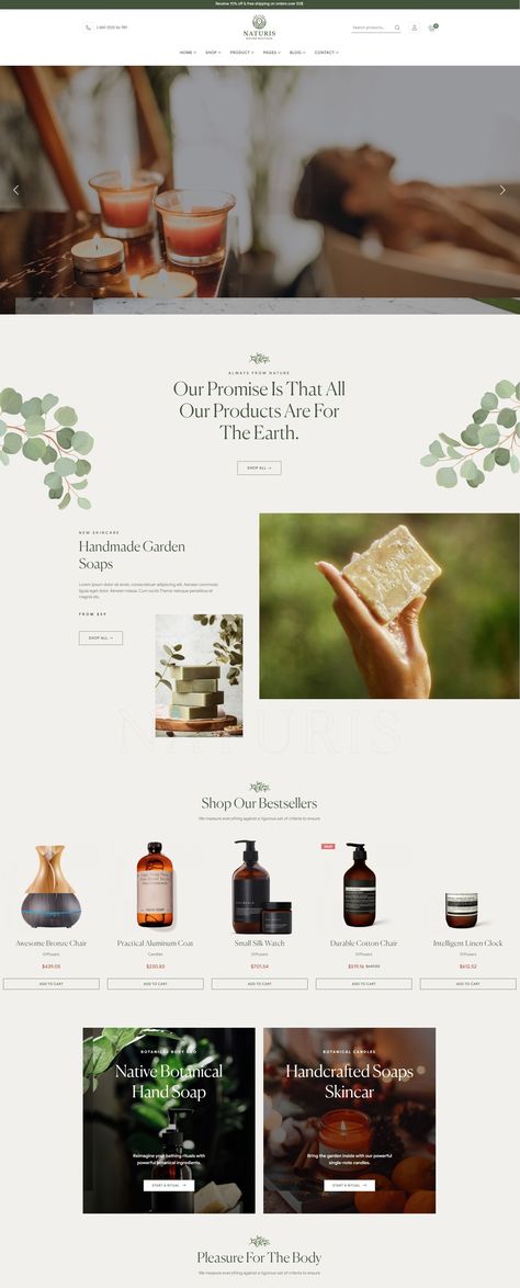 Naturis is a natural and organic WordPress theme for organic shops and #Gift_Shop_Website #Ecommerce_Website_Layout #Artisan_Store #Valentine_Presents Olive Oil Website Design, Ecommerce Store Design, Woocommerce Website Design, Organic Website Design, Ecommerce Website Layout, Artisan Store, Farm Branding, Best Shopify Themes, Herb Shop