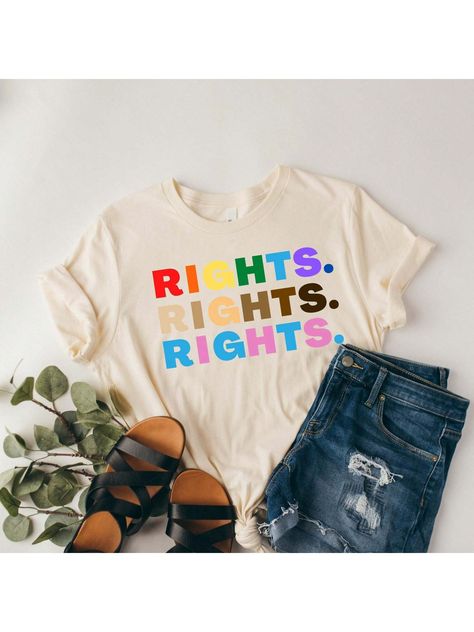 Pride Rights  Rights-lgbt rights, shirt,pride shirt,lgbt shirt,lgbtq shirt,pride tshirt,lgbt tshirt,lesbian shirt,gay shirt,bi shirt Versatile Unisex Slightly Stylish Stretched Print Round Neck Short Sleeve designer clothes Summer homme Top For Everyday Wear Comfortable Soft streetwear100% Cotton Pride Rights  Rights-Lgbt Rights, Shirt,Pride Shirt,Lgbt Shirt,Lgbtq Shirt,Pride Tshirt,Lgbt Tshirt,Lesbian Shirt,Gay Shirt,Bi Shirt Versatile Unisex Slightly Stylish Stretched Print Round Neck Short Sleeve Designer Clothes Summer Homme Top For Everyday Wear Comfortable Soft Streetwear White Casual  Short Sleeve Knitted Fabric Cartoon,Colorblock,Letter  Medium Stretch Summer Women Clothing, size features are:Bust: ,Length: ,Sleeve Length: Blm Shirt, Melanie Merch, What Is My Style, Lesbian Shirt, Lesbian Shirts, Gay Shirts, Lgbt Shirts, Lgbt Rights, Pride Tshirts