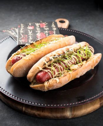 japanese - glebe kitchen Japanese Hot Dog, Coney Dogs, Make Teriyaki Sauce, Japanese Mayo, Recipes Japanese, Sandwich Wraps Recipes, Tea Sandwich, Side Salads, Cooking Onions