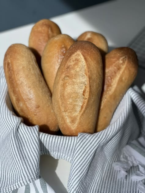 Sourdough Hoagie Rolls [Sourdough Sandwich Rolls] - Healing Slice Sourdough Hogue Rolls, Sourdough Hoagie Buns, Sourdough Sandwich Rolls From Starter, Sourdough Sub Rolls, Sourdough Hoagie Rolls, Sourdough Sandwich Rolls, Rolls Sourdough, Hoagie Roll Recipe, Sourdough Sweets