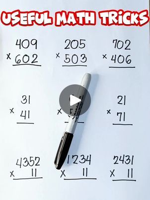 Vedic Maths Tricks, Mental Math Tricks, Arithmetic Progression, Cool Math Tricks, Math Tutorials, Math Review, Mental Math, Math Tricks, Fun Math