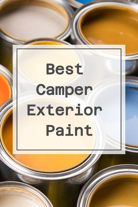 Best Camper Exterior Paint Painted Motorhome Exterior, Painting The Outside Of A Camper, Popup Camper Paint Exterior, Camper Colors Exterior, Travel Trailer Exterior Paint Ideas, Exterior Rv Paint Ideas, Vintage Camper Exterior Paint, Painted Camper Exterior, Painted Rv Exterior