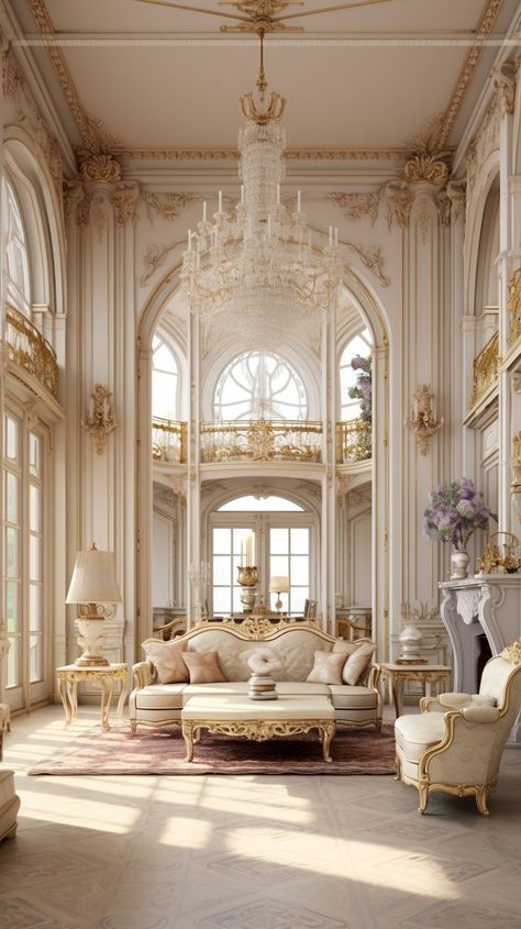 Baroque Interior Design, Luxury Living Room Inspiration, Mansion Aesthetic, Old Money House, Baroque Interior, Grand Room, Modern Luxury Interior, Leaving Room, History Of Art