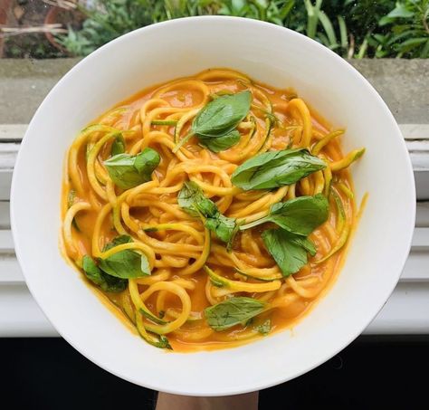 Pasta with Roasted Capsicum & Carrot Sauce Carrot Sauce Recipe, Carrot Sauce, Carrot Pasta, Roasted Capsicum, Garlic Infused Olive Oil, Infused Olive Oil, Dinner For Two, Roasted Carrots, Ready Meal