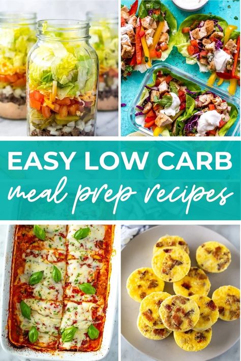 15+ Easy Low Carb Recipes for Meal Prep - The Girl on Bloor Carb Free Meal Prep, Low Carb Simple Meals, Low Carb Lunch Meal Prep, Low Carb Meal Prep Recipes, Easy Low Carb Meal Prep, Low Fat Meal Prep, Meals High In Protein, High Protein Low Carb Meal Prep, Recipes For Meal Prep