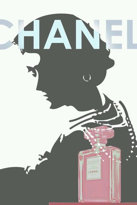 c.h.a.n e.l Chanel Advertisement, Coco Chanel Poster, Chanel Illustration, Chanel Ad, Chanel Poster, Perfume Chanel, Chanel Decor, Parfum Chanel, Chanel Art