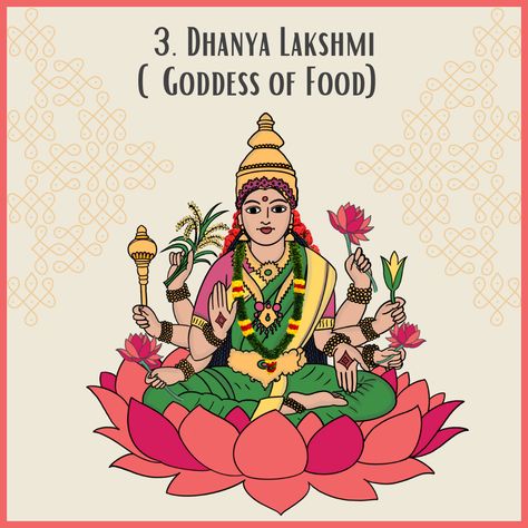 Ashtalaxmi Photos, Asta Laxmi Images, Ashtalakshmi Painting, Ashtalakshmi Images, Asta Lakshmi Photos, Dhanya Lakshmi, Diwali Greetings Quotes, Indian Aesthetic Wallpaper, Ma Lakshmi