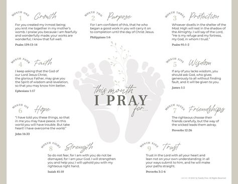 Prayers For New Baby, Free Prayer Printables, Empathy Activities, Family Conversation Starters, Baby In Womb, Praying For Your Family, Prayer For Baby, Prayers Of Encouragement, Mom Prayers