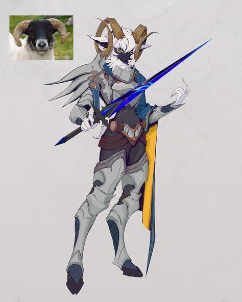 Goat Fursona Art, Astuces Diy, The Lamb, Fantasy Armor, Environment Concept Art, 영감을 주는 캐릭터, Character Design References, Dnd Characters, Creature Design