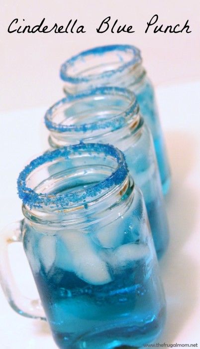 Looking for a delicious blue punch recipe? Make this one for birthday parties! Bridal Shower Ideas Blue, Princess Bridal Shower Ideas, Princess Bridal Shower, Cinderella Bridal Shower, Cinderella Baby Shower, Blue Punch Recipe, Cinderella Sweet 16, Blue Punch, Blue Drink