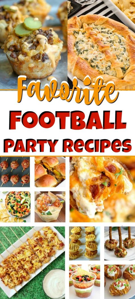 Foodball Party Food - This football food is perfect for Game Day! From loaded tater tots to the best hot cheese dips, these football food ideas will score big at your football party! #gamedayfood #footballfood #footballpartyfood #footballfoodideas #partyfood #appetizers #superbowlfood #superbowlrecipes #gamedayrecipes Super Ball Food, Salad For Superbowl Party, Super Bowl Party For Two, Pioneer Woman Football Food, Superbowl Party Food Ideas Easy Healthy, Easy Game Day Dinner Ideas, Party Foods Crockpot, Best Gameday Appetizers, Quick And Easy Super Bowl Appetizers