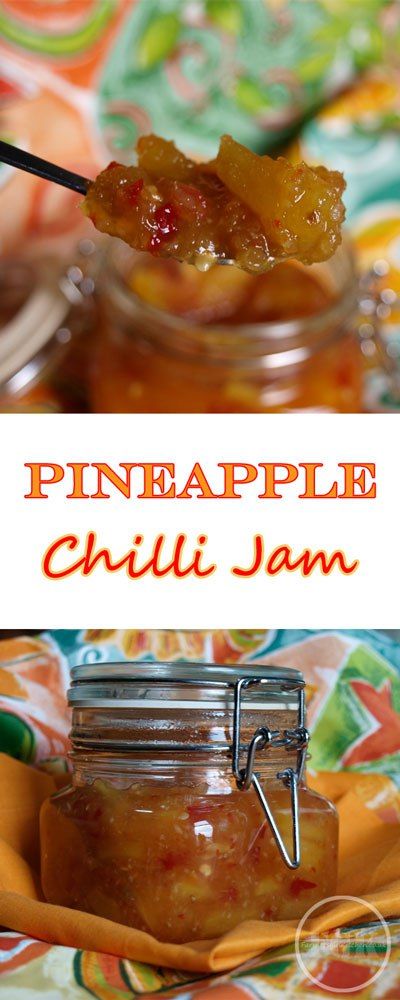 Totally delicious Pineapple Chilli Jam Recipe Pineapple Chilli Jam, Savoury Jam Recipes, Spicy Relish Recipes, Pineapple Relish Recipe, Tropical Buffet, Pineapple Chilli, Chilli Jam Recipe, Pineapple Relish, Savory Jam