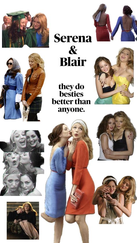 Blair And Serena Aesthetic, Serena And Blair Aesthetic, Blair Et Serena, Serena Aesthetic, Blair Aesthetic, Serena Blair, Serena And Blair, Blair And Serena, Serena Van