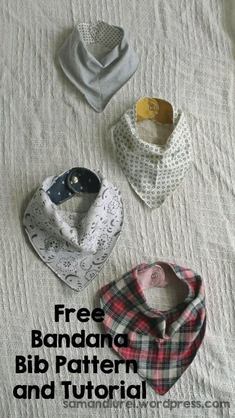 Bandana Bib Pattern, Perlengkapan Bayi Diy, Bib Tutorial, Pola Topi, Bib Pattern, Diy Bebe, Baby Sewing Projects, Baby Projects, Baby Diy