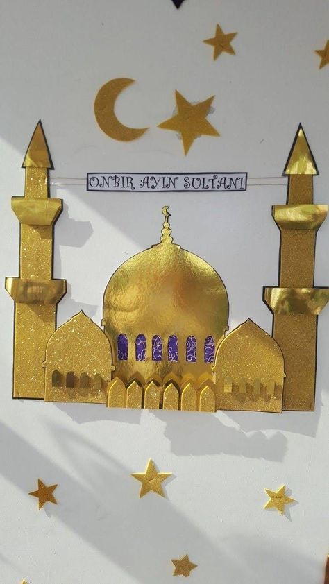 Arabian Party, Decoraciones Ramadan, Islamic Kids Activities, Eid Mubarak Card, Ramadan Kids, Ramadan Kareem Decoration, Eid Crafts, Ramadan Activities, Eid Cards